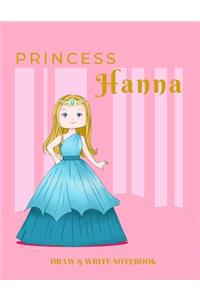 Princess Hanna Draw & Write Notebook