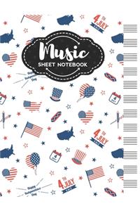 Music Sheet Notebook