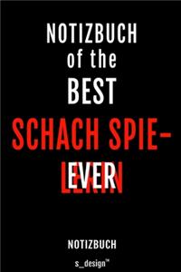 Notizbuch für Schach Spielerin