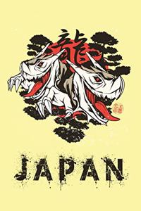 Japan Drachen Notizbuch