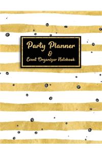 Party Planner and Event Organizer Notebook
