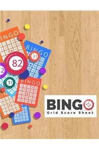 Bingo Grid Score Sheet