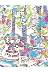 Guitar Sheet Music - 200 PAGES - 8.5 x 11