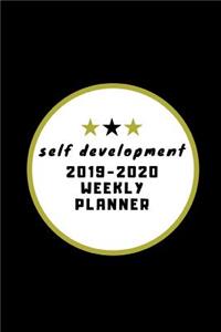 Self Development 2019-2020 Weekly Planner