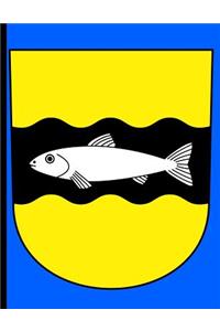 Modern Graphic - Fish Swimming Alone in Stream