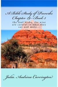 A Bible Study of Proverbs Chapter 29--Book 3