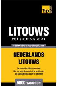 Thematische woordenschat Nederlands-Litouws - 5000 woorden