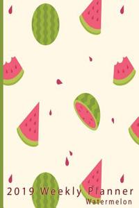 2019 Weekly Planner Watermelon