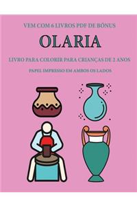 Livro para colorir para crianças de 2 anos (Olaria)