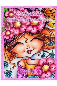Sherri Baldy My-Besties Making Faces Coloring Book