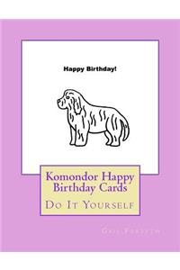Komondor Happy Birthday Cards