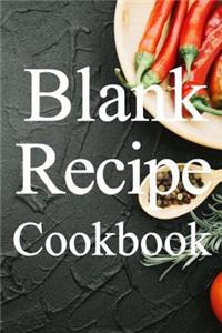 Blank Recipe Cookbook