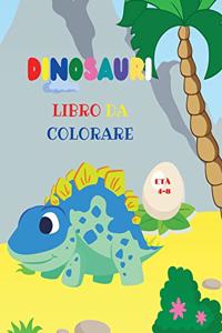 Dinosauri libro da colorare