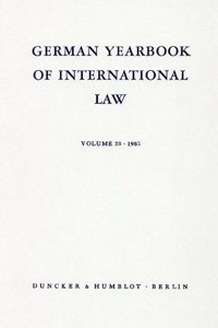 German Yearbook of International Law / Jahrbuch Fur Internationales Recht