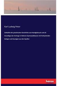 Zeittafeln der griechischen Geschichte zum Handgebrauch und als Grundlage des Vortrags in höheren Gymnasialklassen mit fortlaufenden belegen und Auszügen aus den Quellen