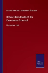 Hof und Staats-Handbuch des Kaiserthumes OEsterreich