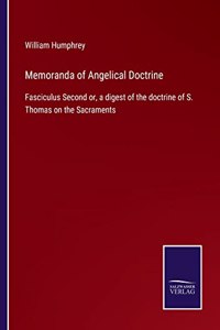 Memoranda of Angelical Doctrine