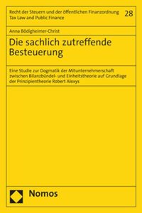 Die Sachlich Zutreffende Besteuerung