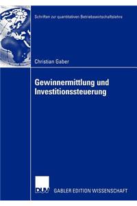 Gewinnermittlung Und Investitionssteuerung