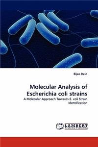 Molecular Analysis of Escherichia coli strains