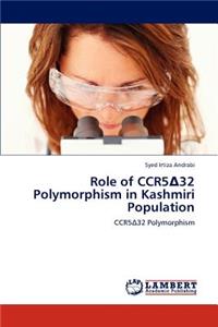 Role of Ccr5 32 Polymorphism in Kashmiri Population