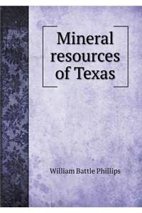 Mineral resources of Texas