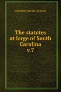 statutes at large of South Carolina