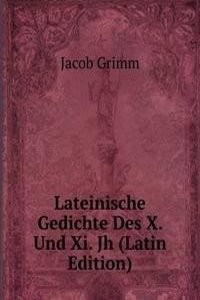 Lateinische Gedichte Des X. Und Xi. Jh (Latin Edition)