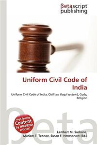 Uniform Civil Code of India