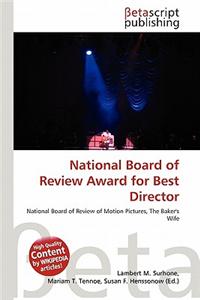 National Board of Review Award for Best Director