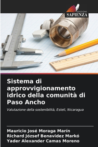 Sistema di approvvigionamento idrico della comunità di Paso Ancho