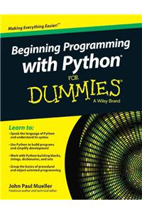 Beginning Programming With Python For Dummies