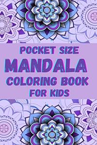 Pocket size Mandala Coloring Book for Kids