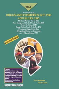 Drugs and Cosmetics Act, 1940, Drugs Rules with Revised Schedule M, Medical Devices Rules, Clinical Trials & DPCO