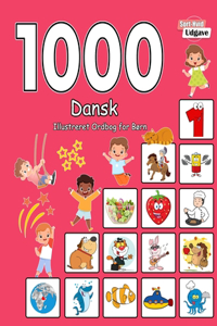 1000 Dansk Illustreret Ordbog for Børn (Sort-Hvid Udgave)