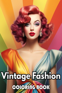 Vintage Fashion Coloring Book