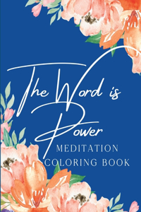 Word is Power Meditation Coloring Book