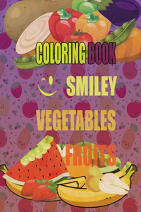 coloring book fruits and vegetables