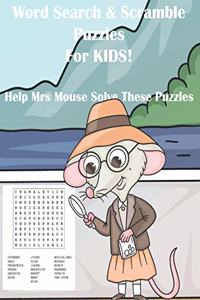 Word Search & Scramble Puzzles For Kids!