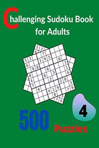Challenging Sudoku Book for Adults Volume 4