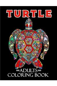 Turtle Adults Coloring Book
