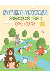 Farting Animals Coloring Book for Kids
