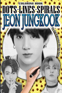 Jeon Jungkook Dots Lines Spirals Coloring Book