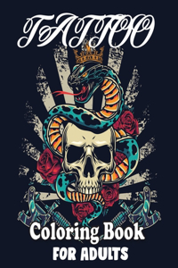Tattoo Coloring Book For Adults