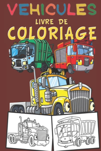 Véhicules Livre de Coloriage