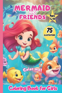 Mermaid and Friends Coloring Book