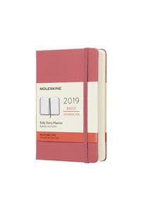 2019 Moleskine Notebook Daisy Pink Pocket Daily 12-month Diary Hard