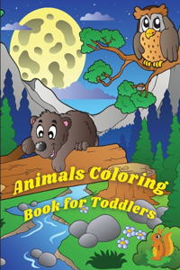 Animals Coloring Book for Toddlers