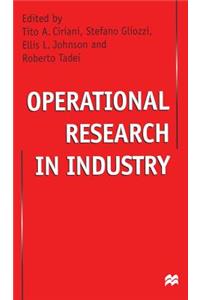 Operational Research in Industry