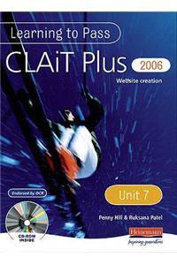 Learning to Pass CLAIT Plus 2006 (Level 2) UNIT 7 Website Cr